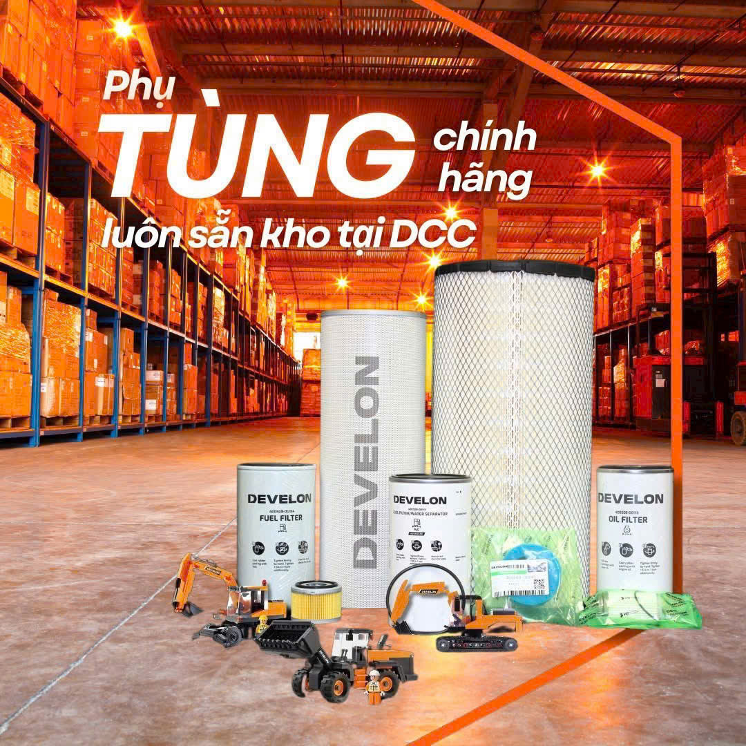 Phụ tùng máy xúc Doosan chính hãng