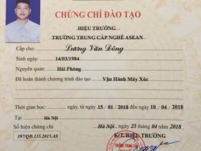 Lái Máy Xúc Có Cần Chứng Chỉ Không?